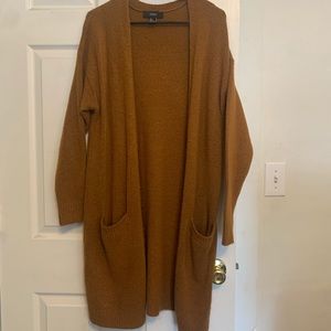 Brown cardigan